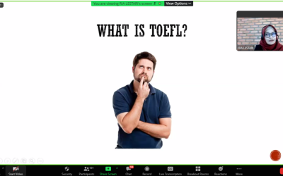 WEBINAR PELATIHAN TOEFL : ENHANCE YOUR ENGLISH SKILL AND ACHIEVE HIGH SCORES IN TOEFL