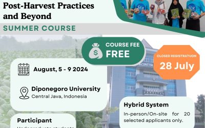 Kursus Musim Panas tentang Praktik Pascapanen Inovatif: Teknologi Ozon dalam Agriturisme Hortikultura Berkelanjutan