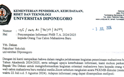 Penyampaian Informasi PMB TA 2024-2025 kepada Ortu Calon MABA
