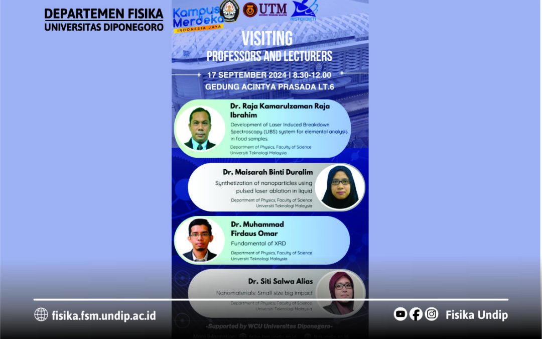 Kunjungan Profesor dan Dosen dari Universiti Teknologi Malaysia di Universitas Diponegoro