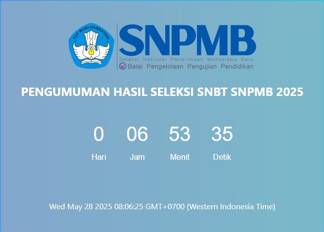Announcement of SNBT Selection Results for New UNDIP Students Academic Year 2025/2026
