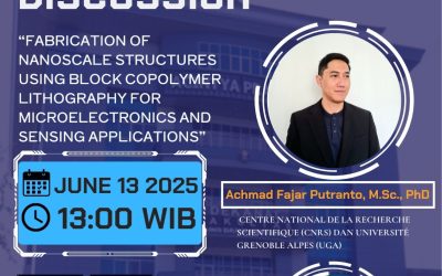 Achmad Fajar Putranto Kupas Tuntas Litografi Nanoskala Berbasis Block Copolymer dalam Research Discussion