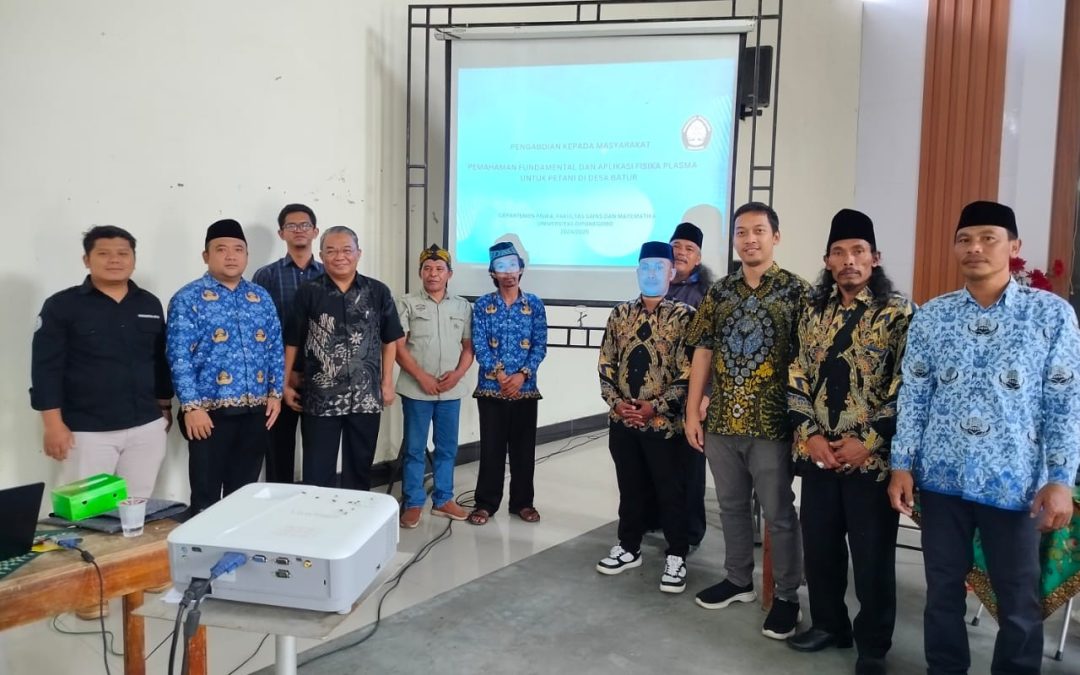 UNDIP Physics Introduces Plasma Technology to Boost Agricultural Productivity in Batur Village