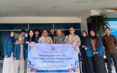 Fisika UNDIP Hadirkan Pengabdian Masyarakat: Pengenalan Mini-IPAL Portabel untuk  Pengolahan Air Limbah Batik di Batik Lasem Ningrat Rembang