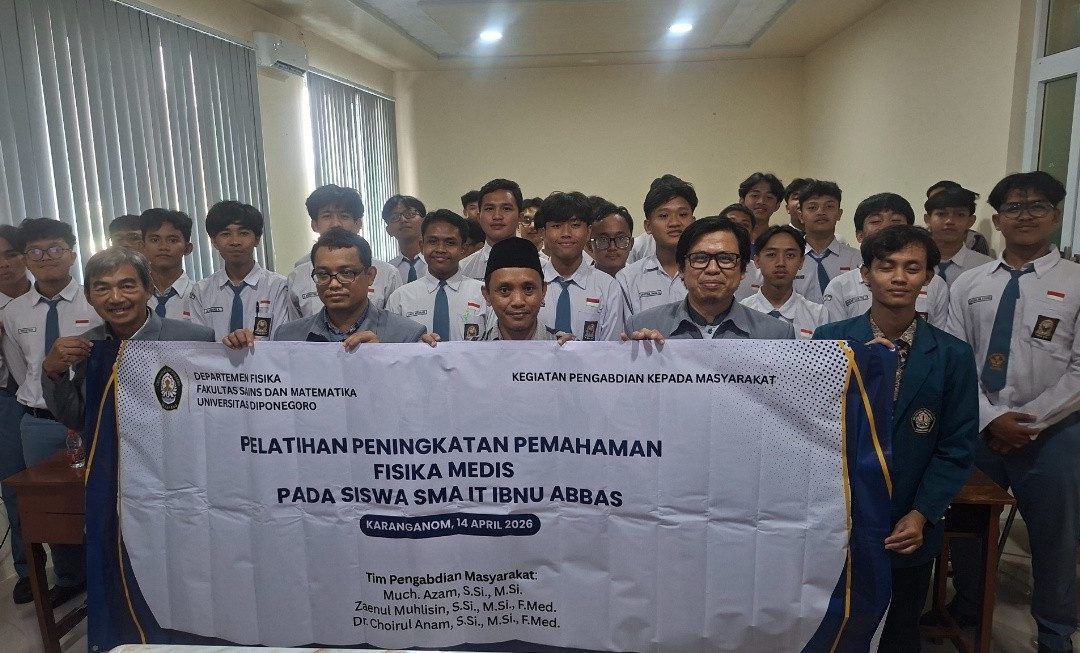 Pelatihan Fisika Medis Undip Tingkatkan Wawasan Santri Putra SMA IT Ibnu Abbas 2