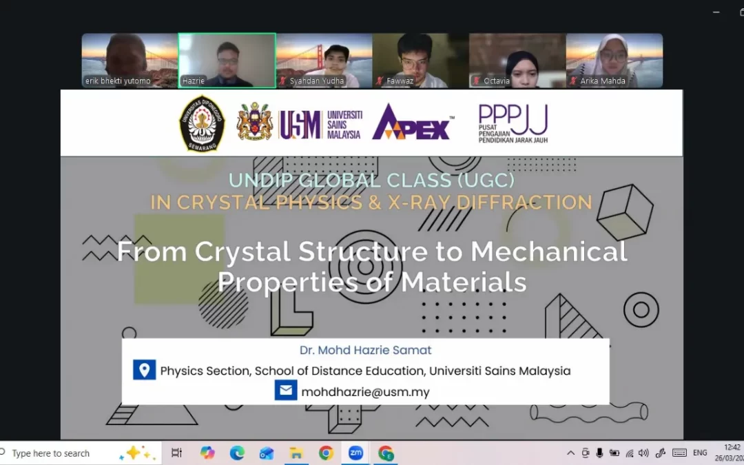 International Collaboration in Crystal Physics and X-Ray Diffraction Learning