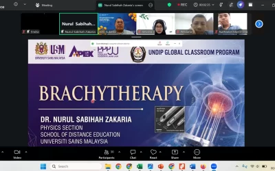 Undip Global Classroom (UGC) Presents International Experts to Discuss Brachytherapy in Advanced Radiotherapy