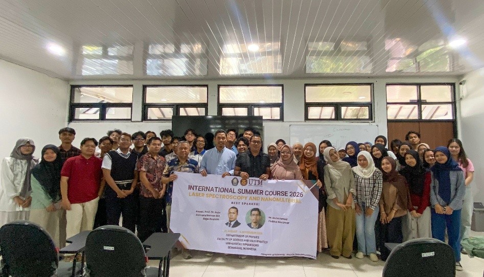 Departemen Fisika FSM UNDIP Gelar International Summer Course 2026, Hadirkan Pembelajaran Laser Spectroscopy dan Nanomaterials